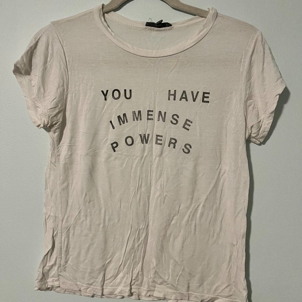 Women's Super Soft White Short-Sleeve Tee